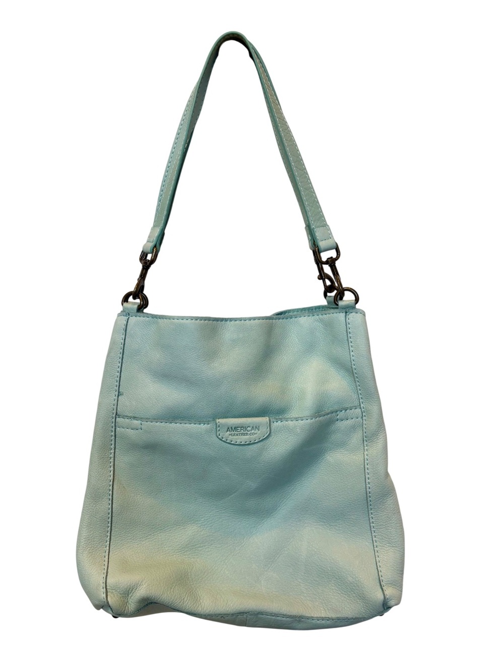 American Leather Co. Mint Leather Shoulder Bag